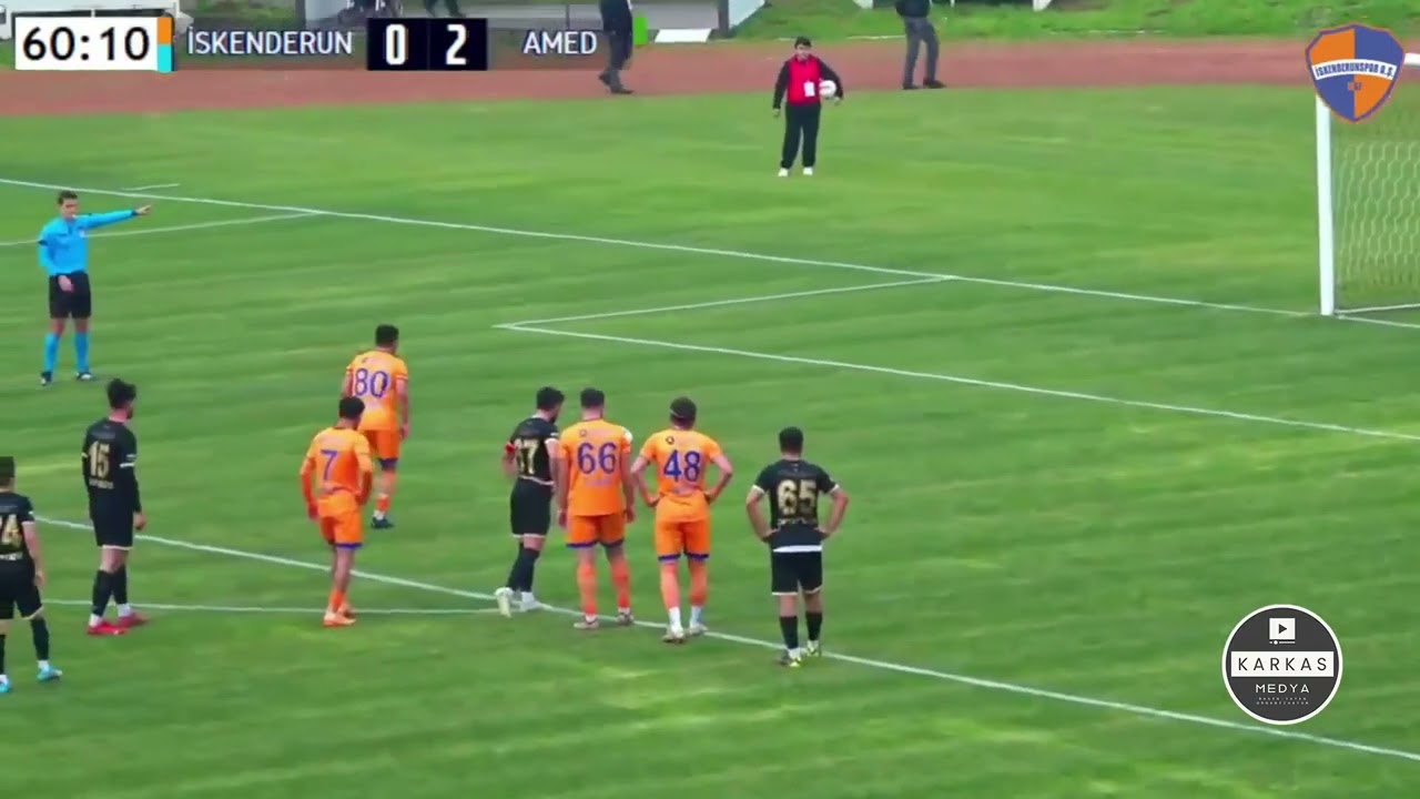 İSKENDERUNSPOR 2 - AMEDSPOR 3 / GENİŞ MAÇ ÖZETİ
