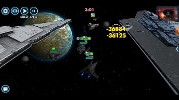 Chimaera + Defender (ITF, Vader, Scythe starting) vs. triple-attacker Executor: 64 banners