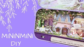Sweet Dreams Among Blooms Box Theatre | DIY Miniature Dollhouse Crafts | Relaxing Satisfying Video