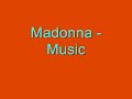 Madonna  music