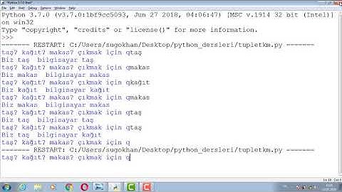 PYTHON ÖĞRENİYORUM 10005tupletkm