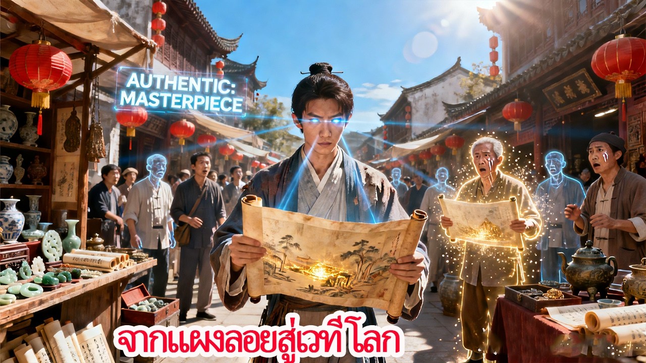 จากหนุ่มจนสู่ดาวรุ่งวงการของเก่า ตาทะลุมิติพาไล่ล่าขุมทรัพย์ข้ามชาติ