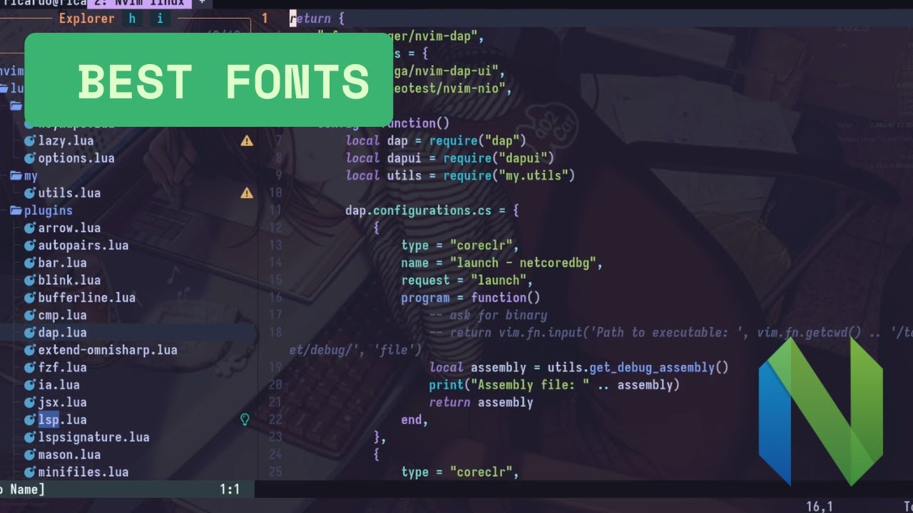 Best fonts for programming - YouTube