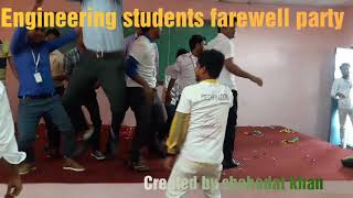 Mechanical engineering students crazy dance during party
