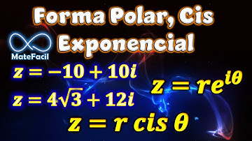 Forma Polar, Cis y Exponencial de los NÚMEROS COMPLEJOS
