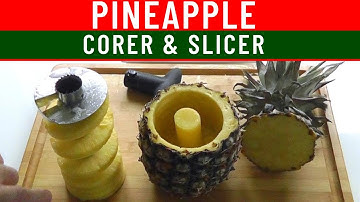 Easy PINEAPPLE Peeler Slicer & Corer | Kitchen Gadgets | How to