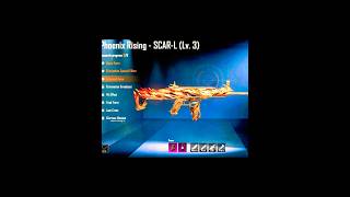 Phoenix Rising Scar-L Lvl3 Upgrade🔥😍 #pubg #bgmi #shortsfeed