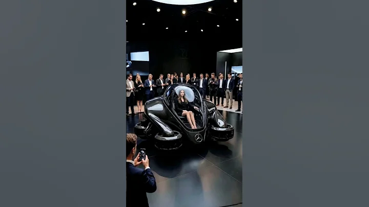 A luxury Mercedes-Benz eVTOL concept with a futuristic #automobile #flyingcar #futuretech #evtol
