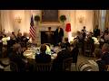 President Trump Participates in a Dinner with the Prime Minister of Japan