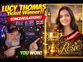 We Have a Winner for Lucy Thomas Rosie Tickets