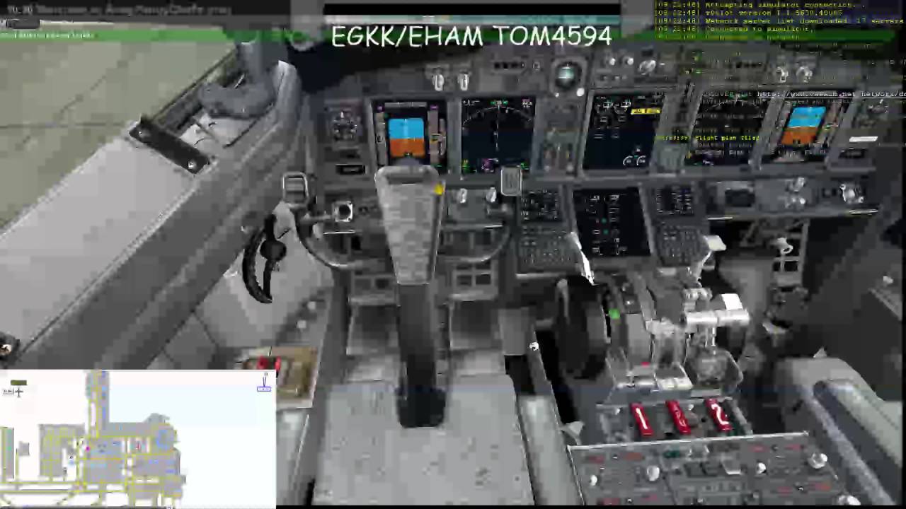 [FSX] VATSIM EGKK/EHAM - YouTube