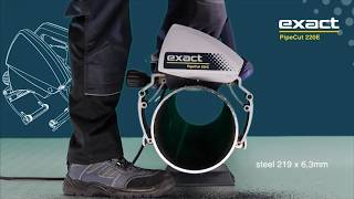EXACT PIPE CUT EXAPIPECUT 220E Scie à tuyaux portative 0.6"-8.6" | Outillage Placide Mathieu