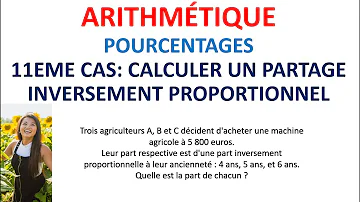 Comment calculer l inversement proportionnel ?