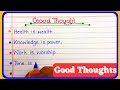 Good thoughts in englishgood thoughts for studentsmotivational thoughts in englishmotivation