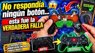 El 99% tira estos controles de PS2... yo logré repararlo