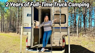 2 Years Living In A Truck Camper! Our Thoughts on the FullTime Lifestyle  Is It Sustainable?