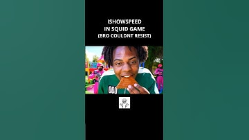 ISHOWSPEED IN SQUID GAME DALGONA BARKING!