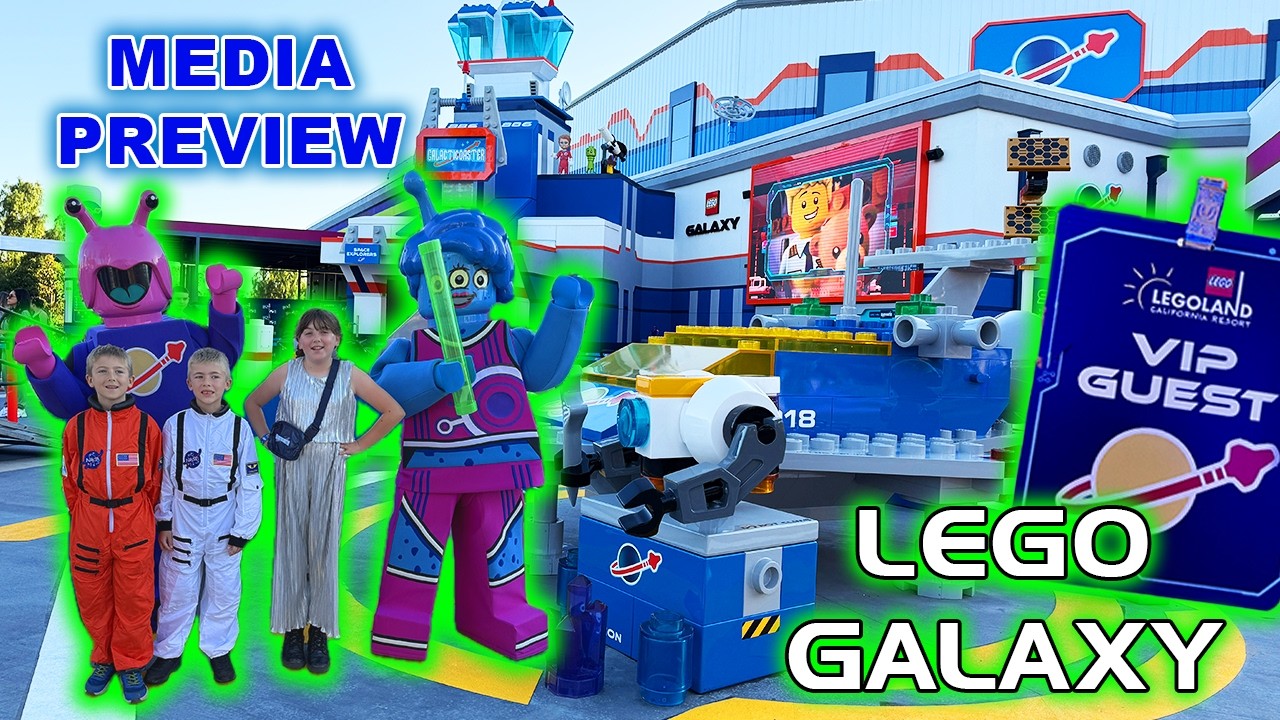 First Look at LEGO Galaxy! 🚀 LEGOLAND California Media Preview