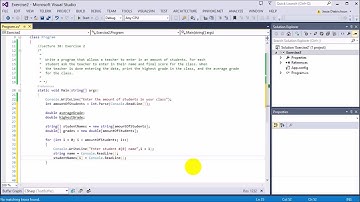 Learn C# for beginners: 38 -  Exercise 2