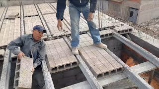 طريقة عمل سقف بوترين والهوردي قوي وسريعHow to make a strong and fast butrine roof ▶️215