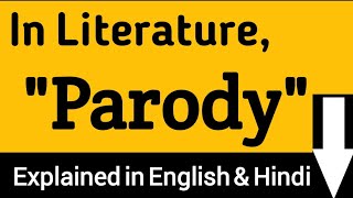 What is parody ? || English Literature