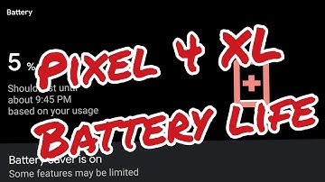 Pixel 4 XL Battery Life Week 1