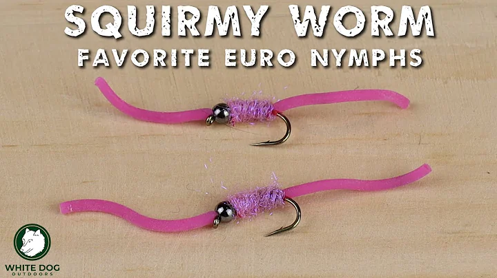 Binda flugan Squirmy Worm - Populära euroflugor