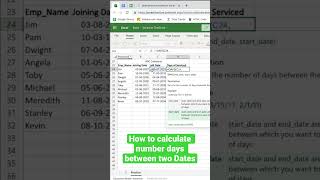 Excel Tips: Calculate Number of Days Between Two Dates in Seconds #learnexcel - Mastering Excel S06