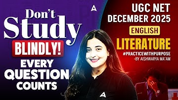 UGC NET DEC 2025 | ENGLISH LITERATURE | STUDY PLAN BY AISHWARYA MAM