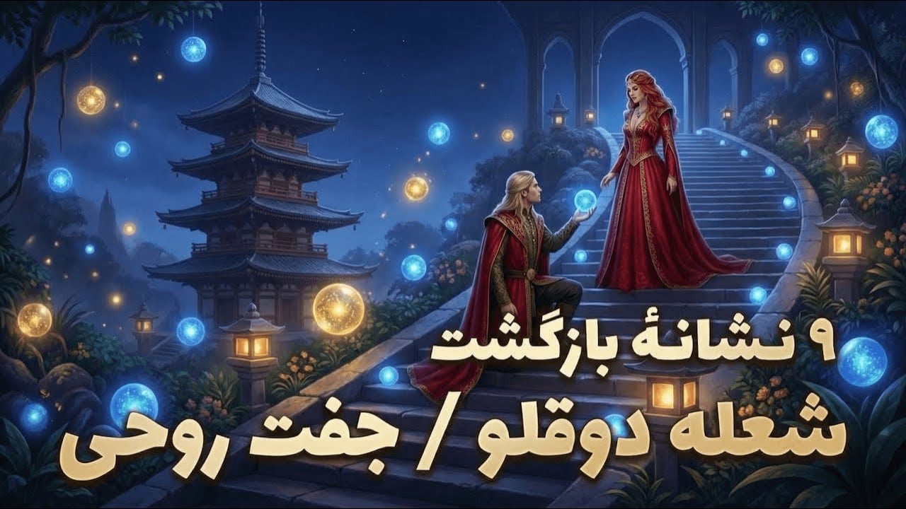 نُه نشانه پنهان که جهان برای وصال جفت روحی (شعله دوقلو) به شما می‌دهد! اتحاد قبل از تماس فیزیکی!