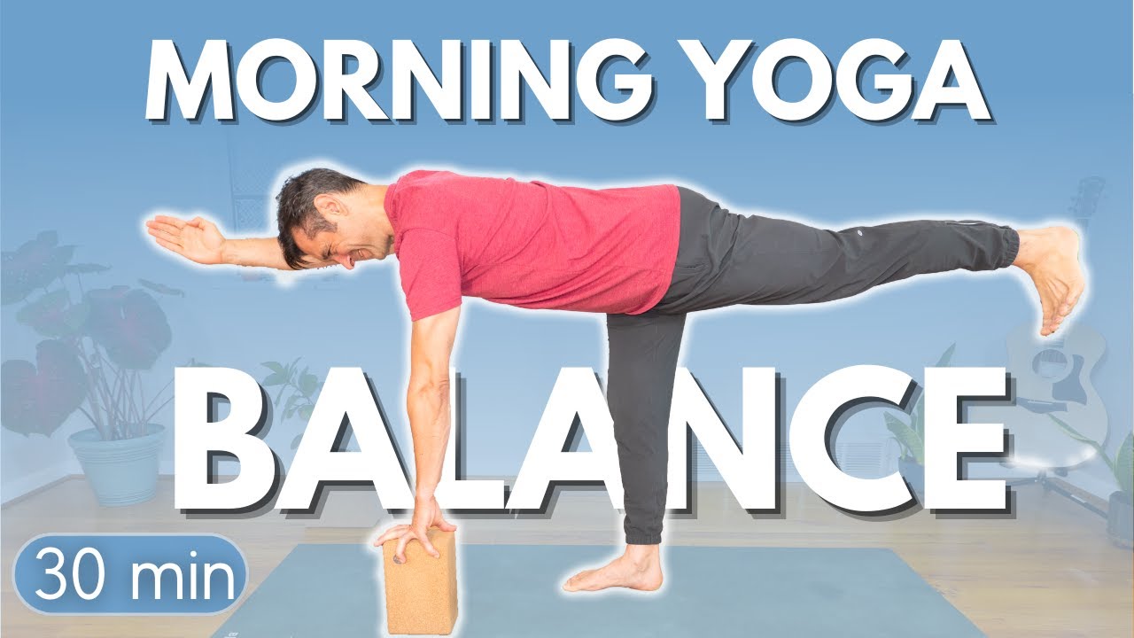 Morning Yoga Flow with Warrior 3 Tutorial | David O Yoga - YouTube