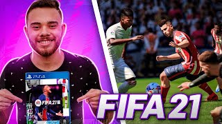 FINALMENTE FIFA 21!! CONFERINDO TUDO DO JOGO!!