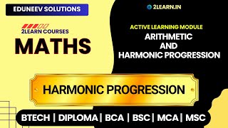 Arithmetic and Harmonic Progression | Harmonic Progression