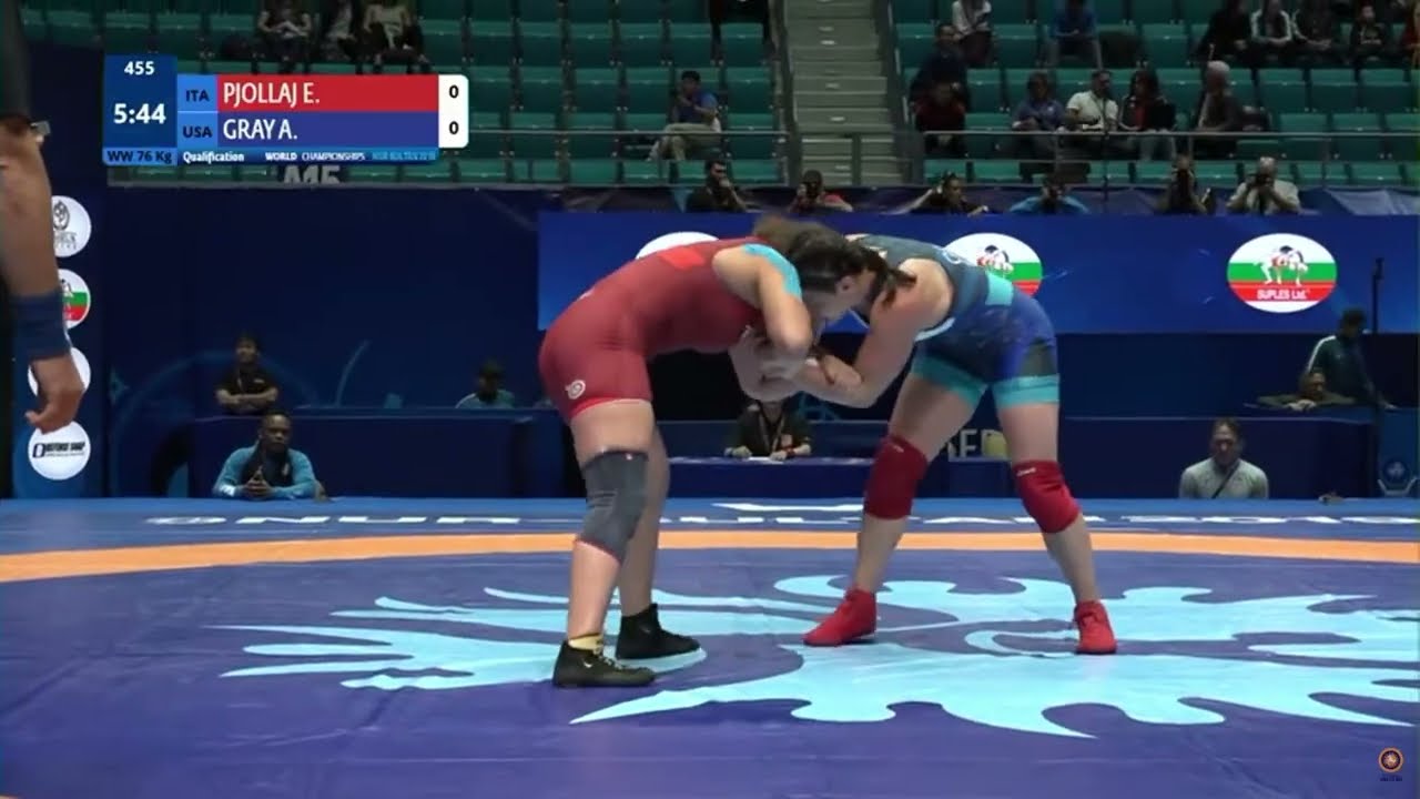 Adeline Gray snatch single leg compilation (raw footage)