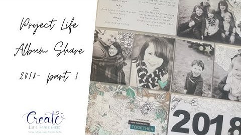 2018 (part1) Project Life album share