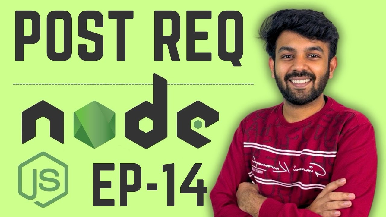 Post Request in Express JS App | Node.js Ep - 14 | code io - Tamil ...