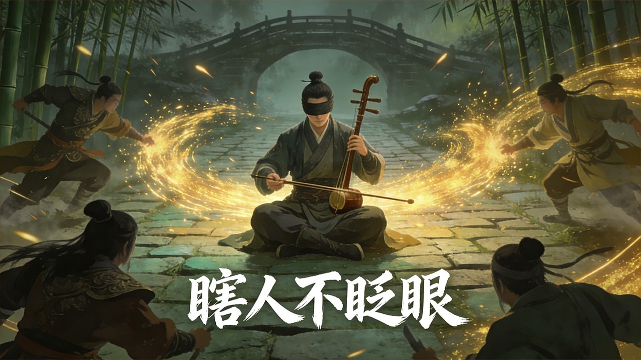 【FULL】穿越成半盲，我靠一把二胡逆天改命！#穿越 #系统 #動態漫