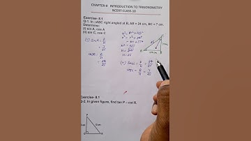 Ex-8.1 Q-1 Trigonomerty Class10 ncert solution#maths #ncert #trigonometry