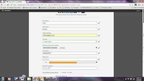 Registering for CourseSites
