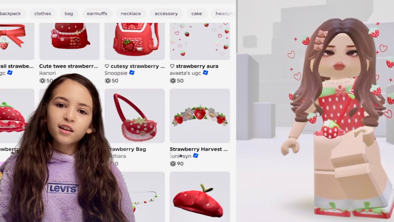 I Made a Strawberry Outfit 🍓… and Tested It in Slap Tower!