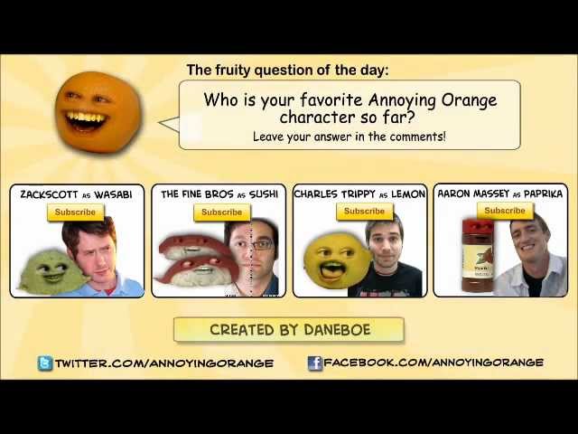 わっさびー Annoying Orange-Wasssabi (My Version) - YouTube