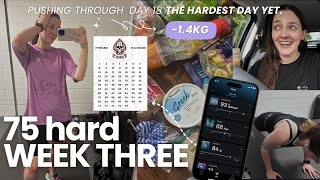 Surviving Week 3 of 75 Hard | Workouts, Weight loss + What I'm eating screenshot 2