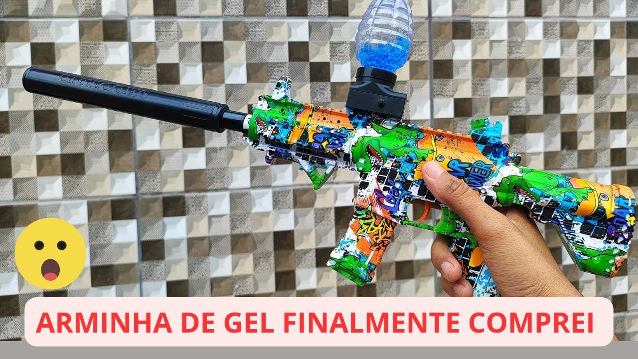FINALMENTE COMPREI ARMINHA DE GEL SUPER BARATA - YouTube