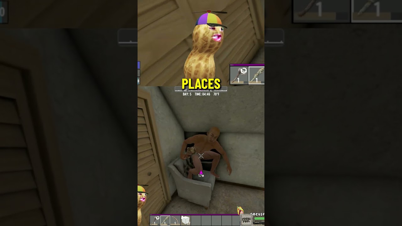 The Forbidden Chair 😭🙏 #shorts #coconutb #7dtd