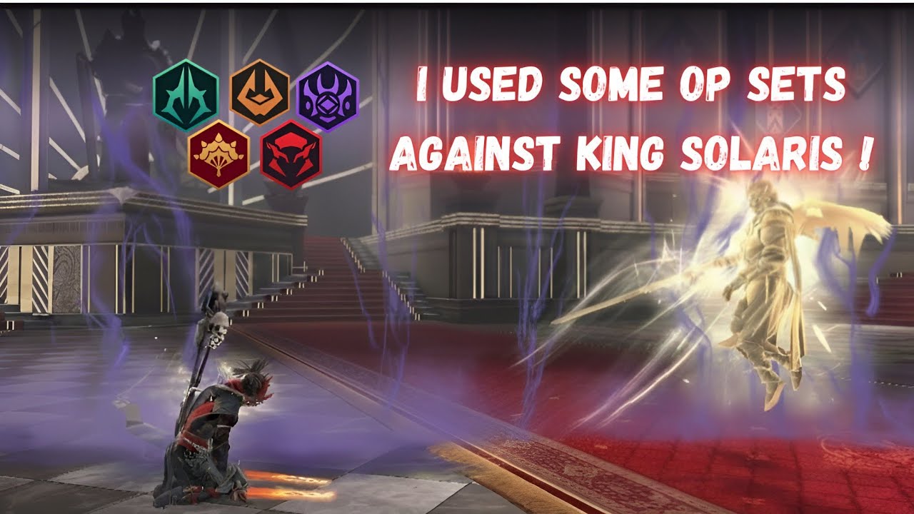 🤯How to Defeat King Solaris with Multiple Sets | King Solaris ⚡(Hard)- Shadow Fight 3 
