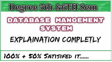 Degree Database management system in telugu Model paper