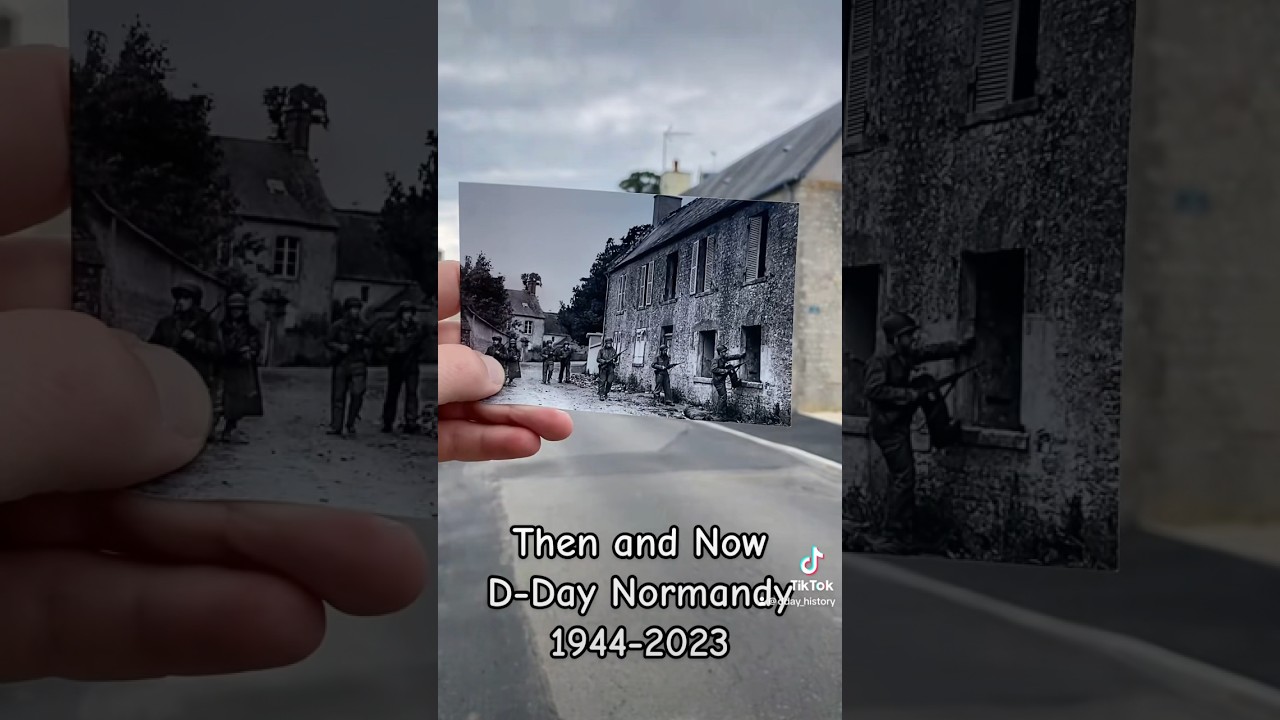 Epic Then and Now! D-Day in Normandy 