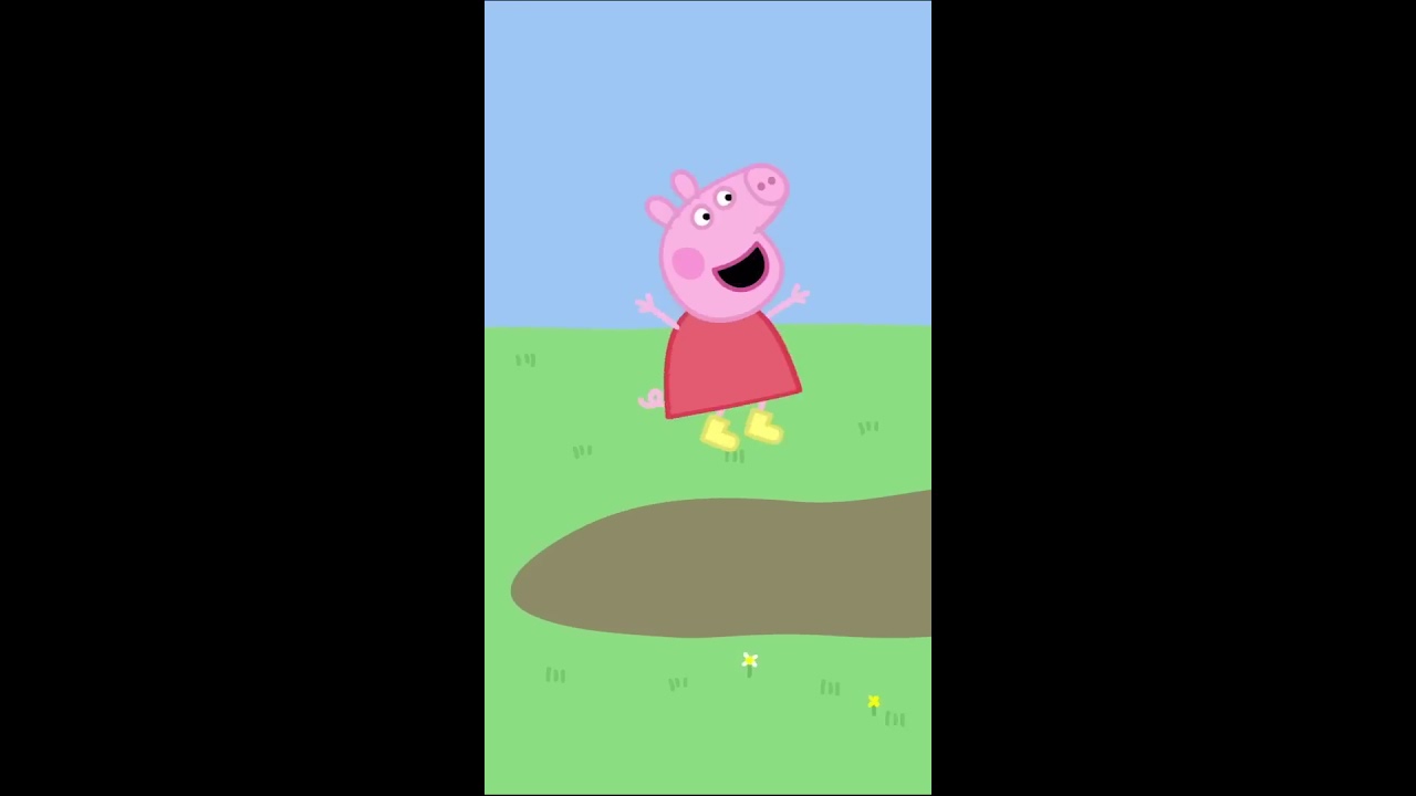 Peppa Jumps In A Muddy Puddle Shorts