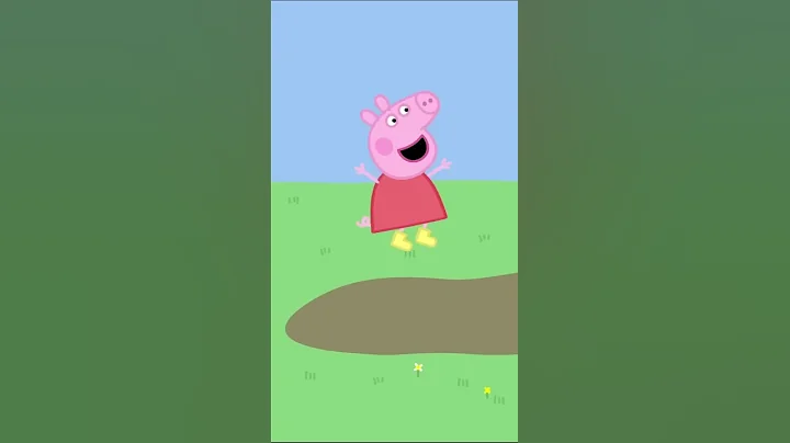 Peppa Jumps in a Muddy Puddle #shorts