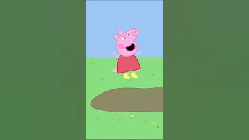 Peppa Jumps In A Muddy Puddle Shorts 